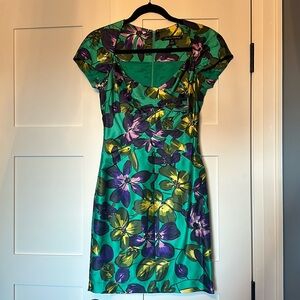 Sandra Augelazzi floral dress. Size 30